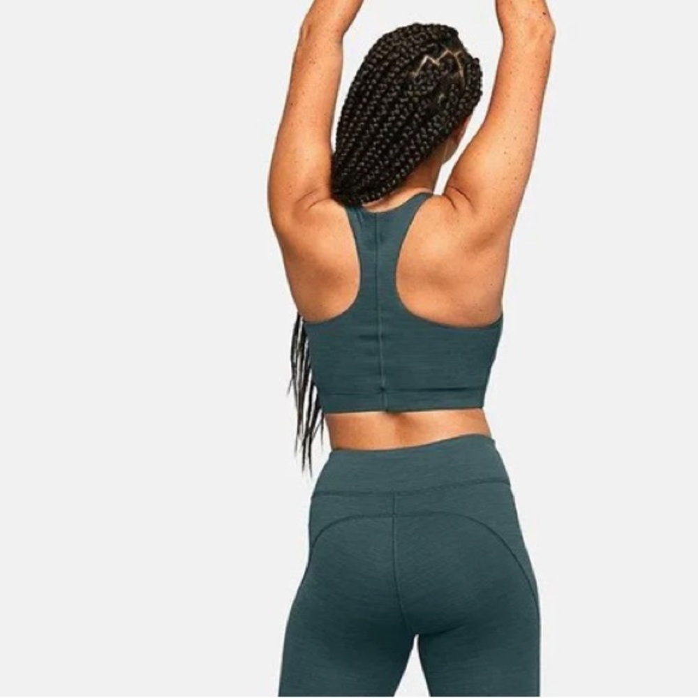 Outdoor Voices TechSweat Crop Top Evergreen
